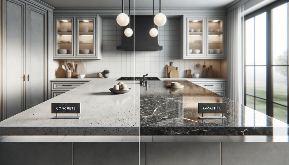 Concrete vs. Granite Countertops: Cost Comparison Guide - Z Boutique by Marble Couture