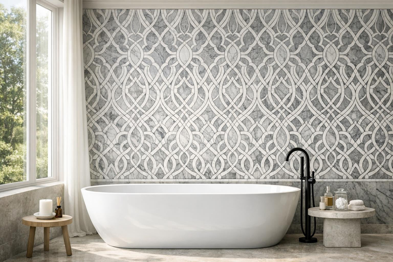 Decova Olin Marble Mosaic: Elegance for Discerning Designers – Zicana ...
