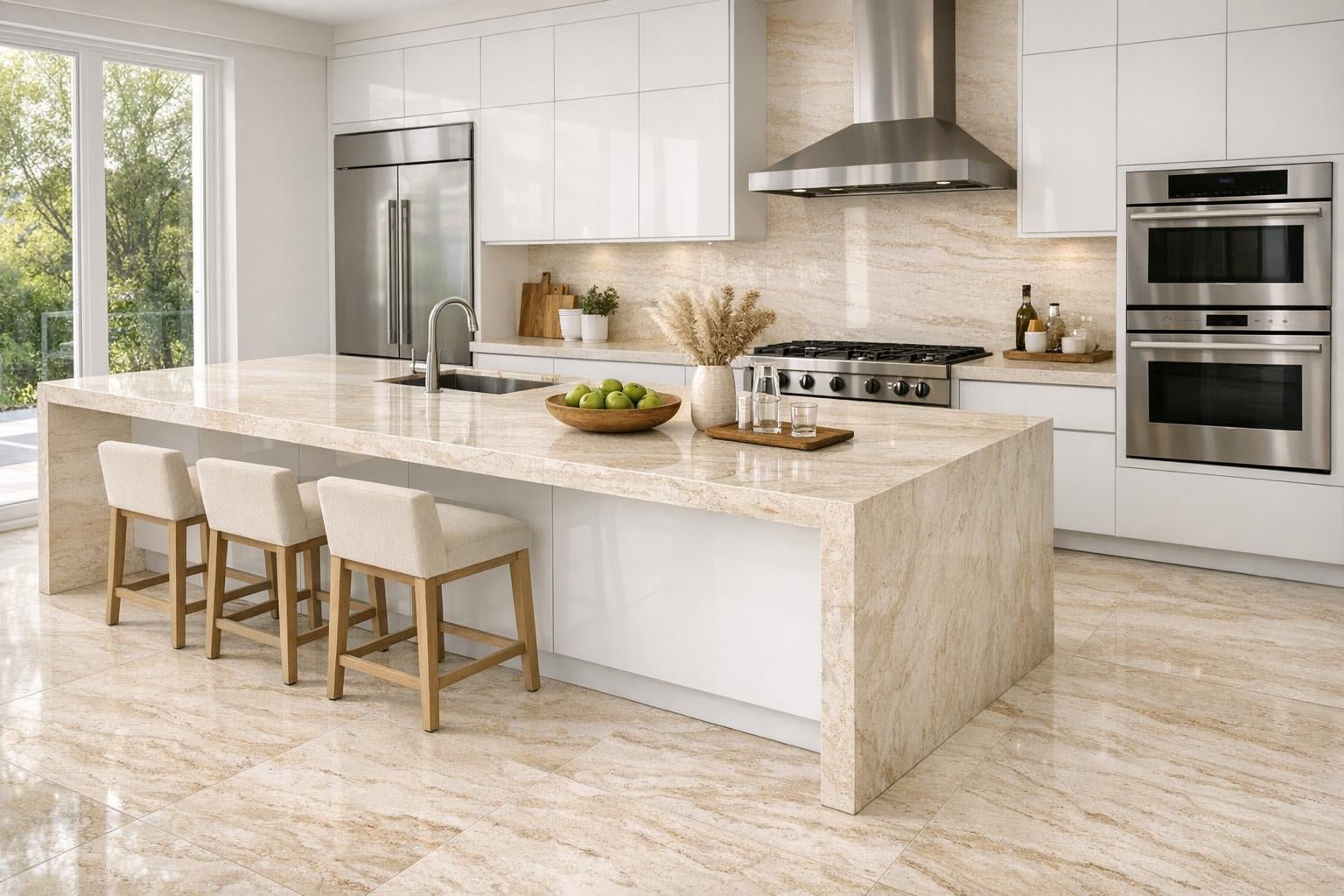 Discover Bianco Navona Travertine at Zicana Boutique