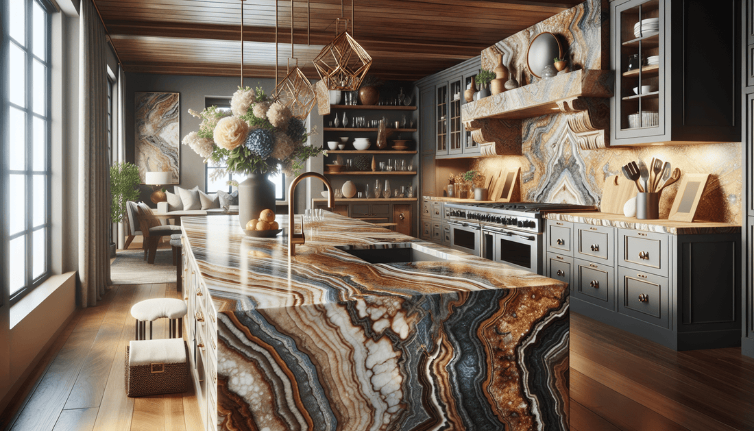 Discover the Elegance of Exotic Quartzite Countertops - Z Boutique by Marble Couture