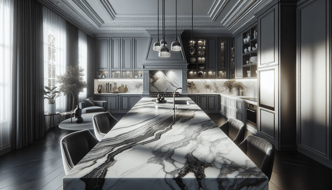 Elegant White and Grey Marble Countertops: Premium Choices for Professionals - Z Boutique by Marble Couture