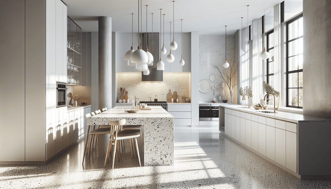 Elegant White Terrazzo Countertops: Ultimate Guide for Professionals & Homeowners - Z Boutique by Marble Couture