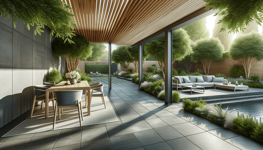 Elevate Exteriors with Kandla Grey Outdoor Porcelain Slabs - Zicana Boutique