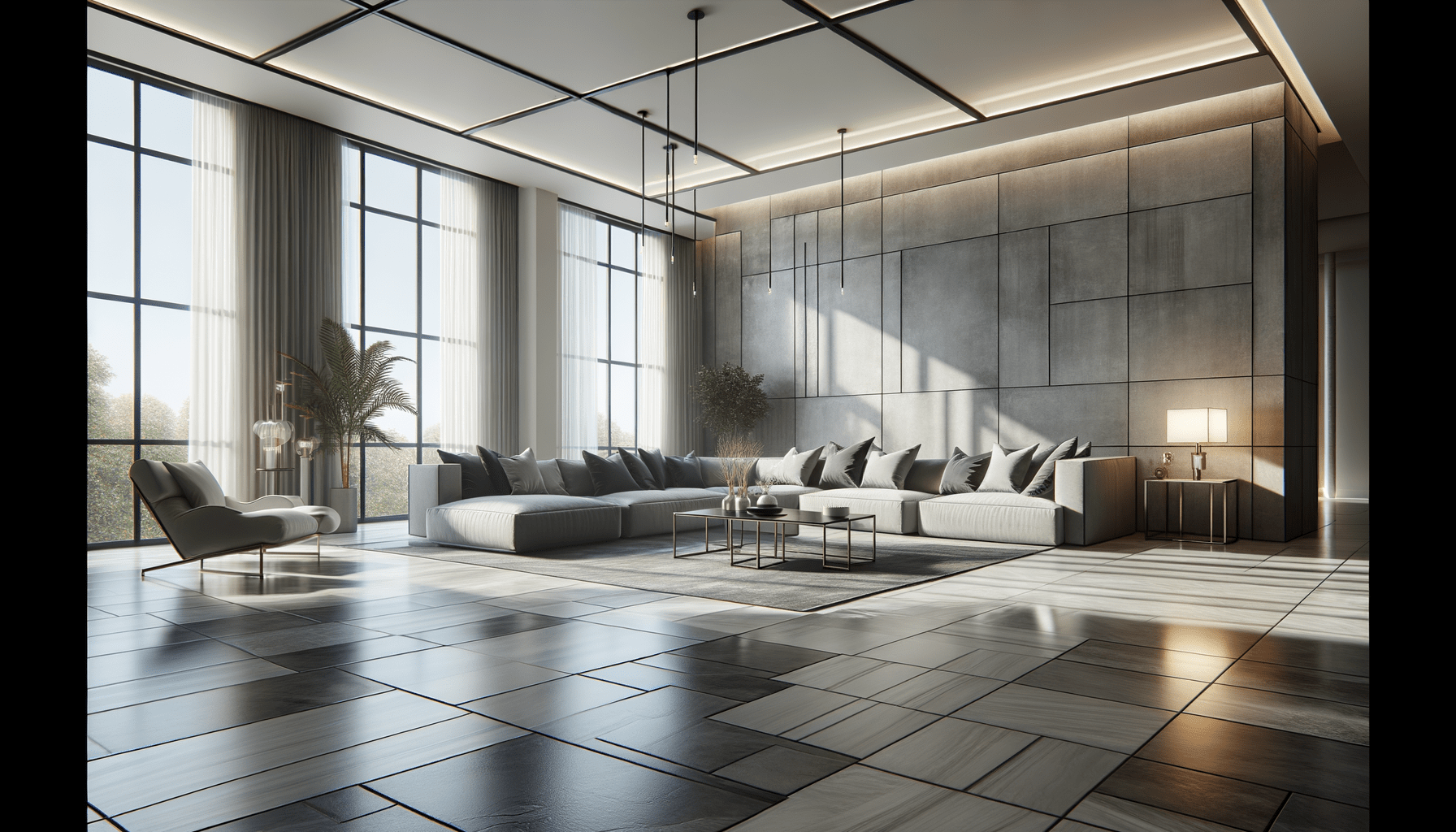 Elevate Interiors with Luxurious Grey Porcelain Slabs – Zicana Boutique