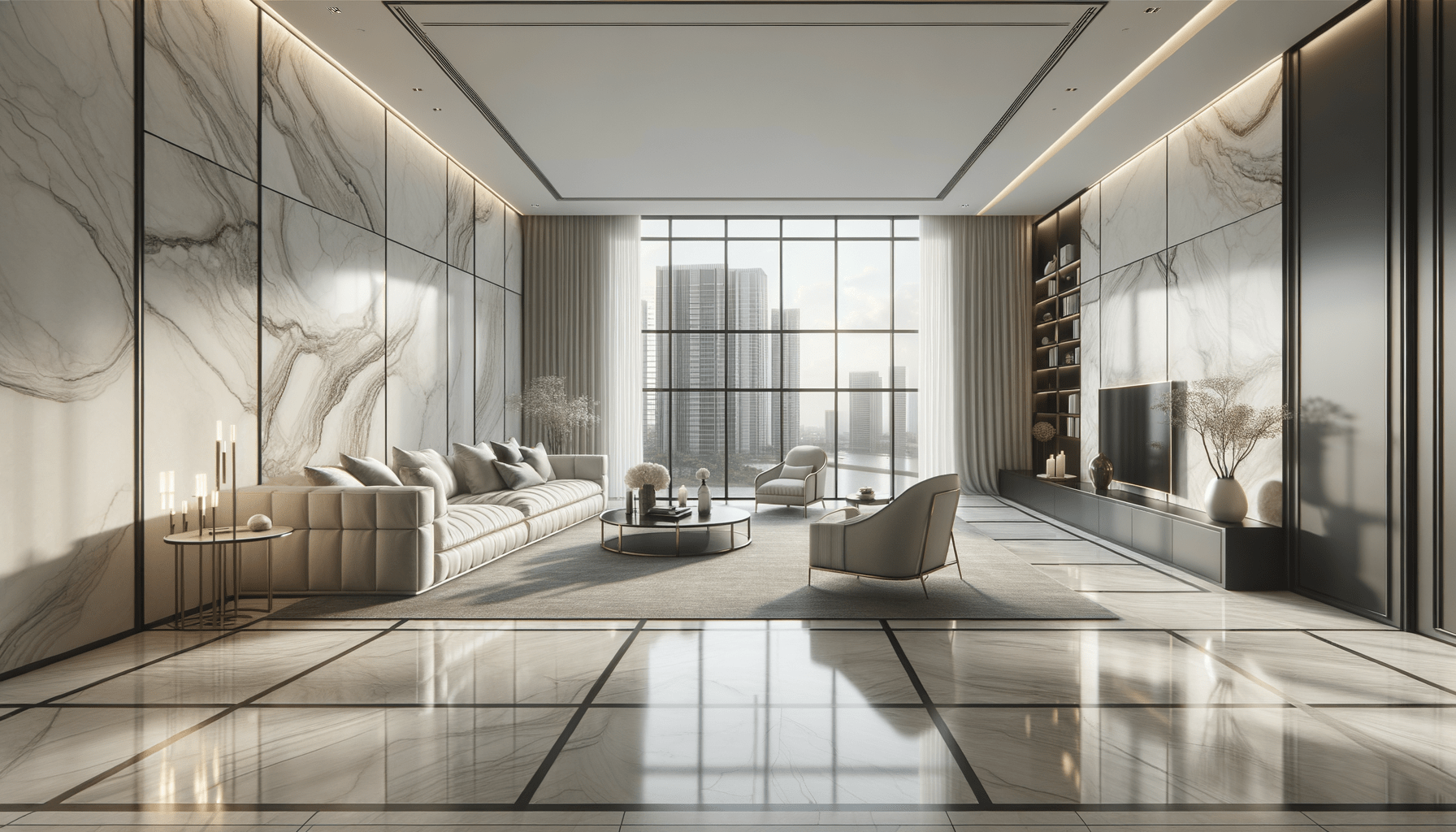 Elevate Interiors with Luxurious Porcelain Slabs for Walls – Zicana ...
