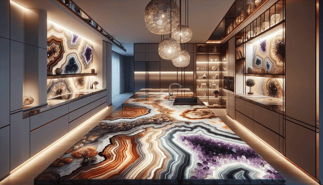 Elevate Interiors with Semi Precious Stone Countertops - Z Boutique by Marble Couture