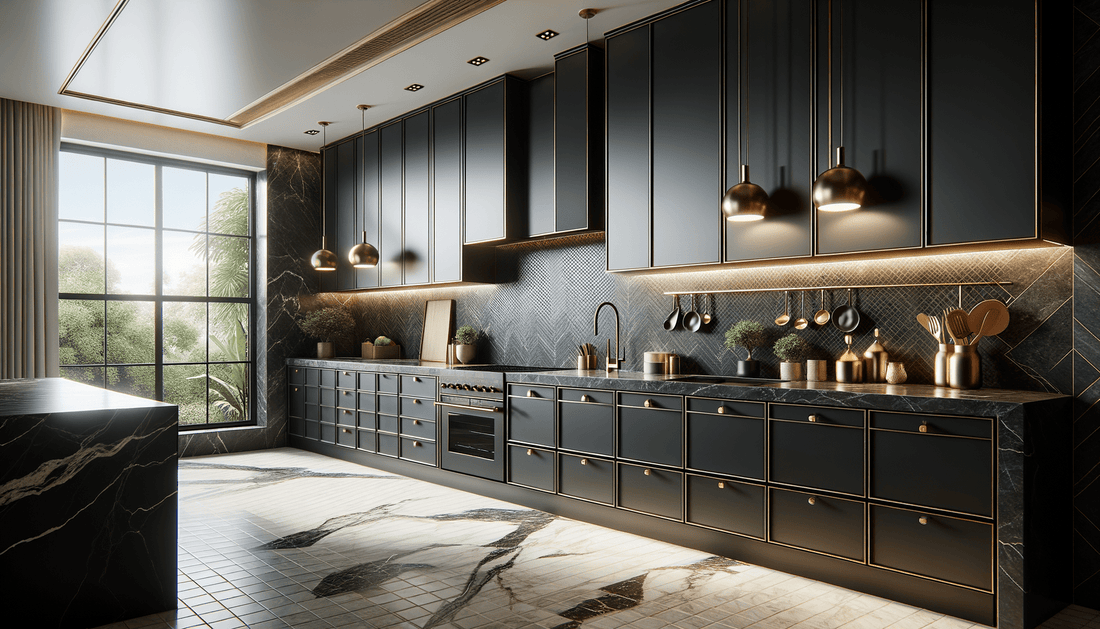 Elevate Interiors with Sleek Dekton Nero Marquina Surfaces - Zicana Boutique