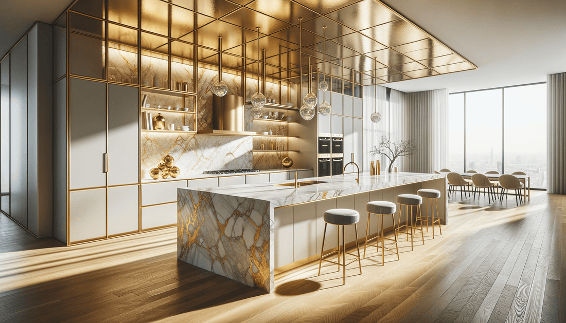 Elevate Interiors with Timeless Dekton Calacatta Gold Surfaces - Zicana Boutique