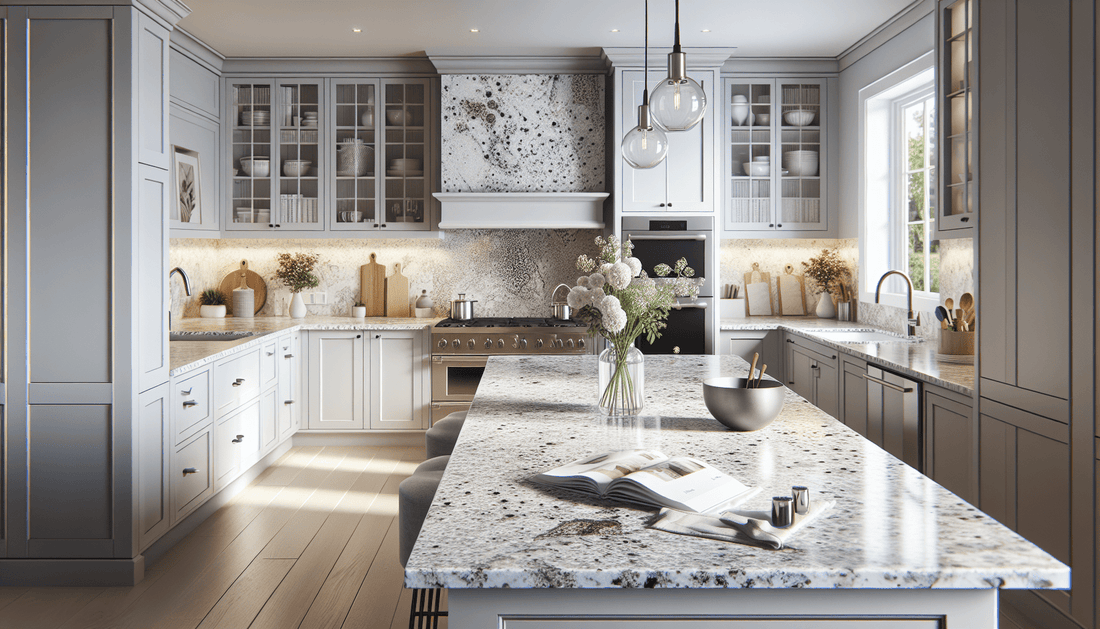 Elevate Interiors with White Galaxy Granite Countertops - Z Boutique by Marble Couture