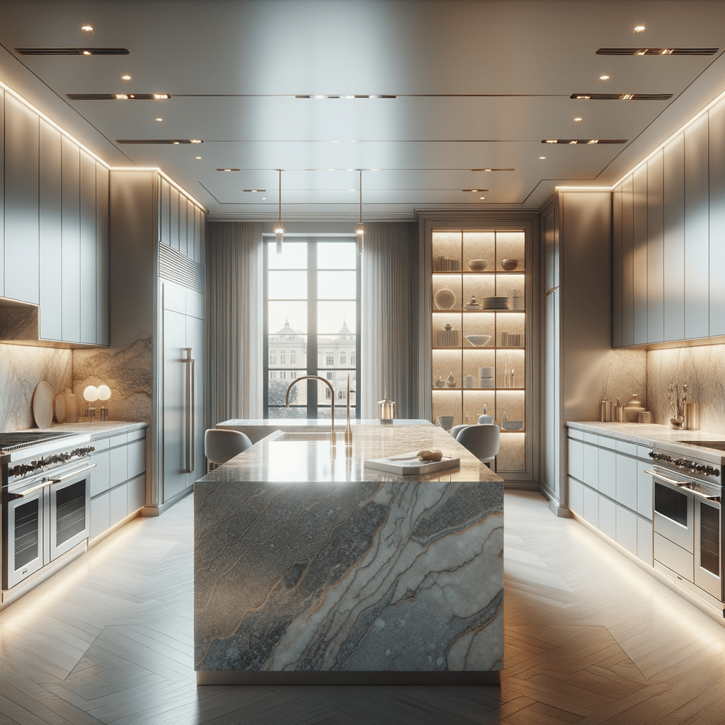 Elevate Kitchens with Luxurious Taj Mahal Quartzite Elegance – Zicana ...