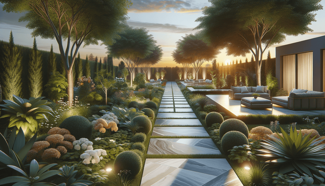 Elevate Outdoor Elegance with Porcelain Slabs in Garden Designs - Zicana Boutique