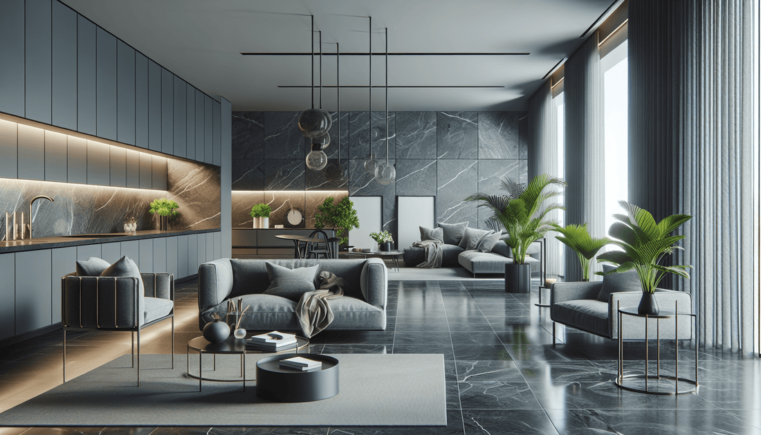 Elevate Spaces with Elegant Grey Granite Tiles Ideas - Z Boutique by Marble Couture