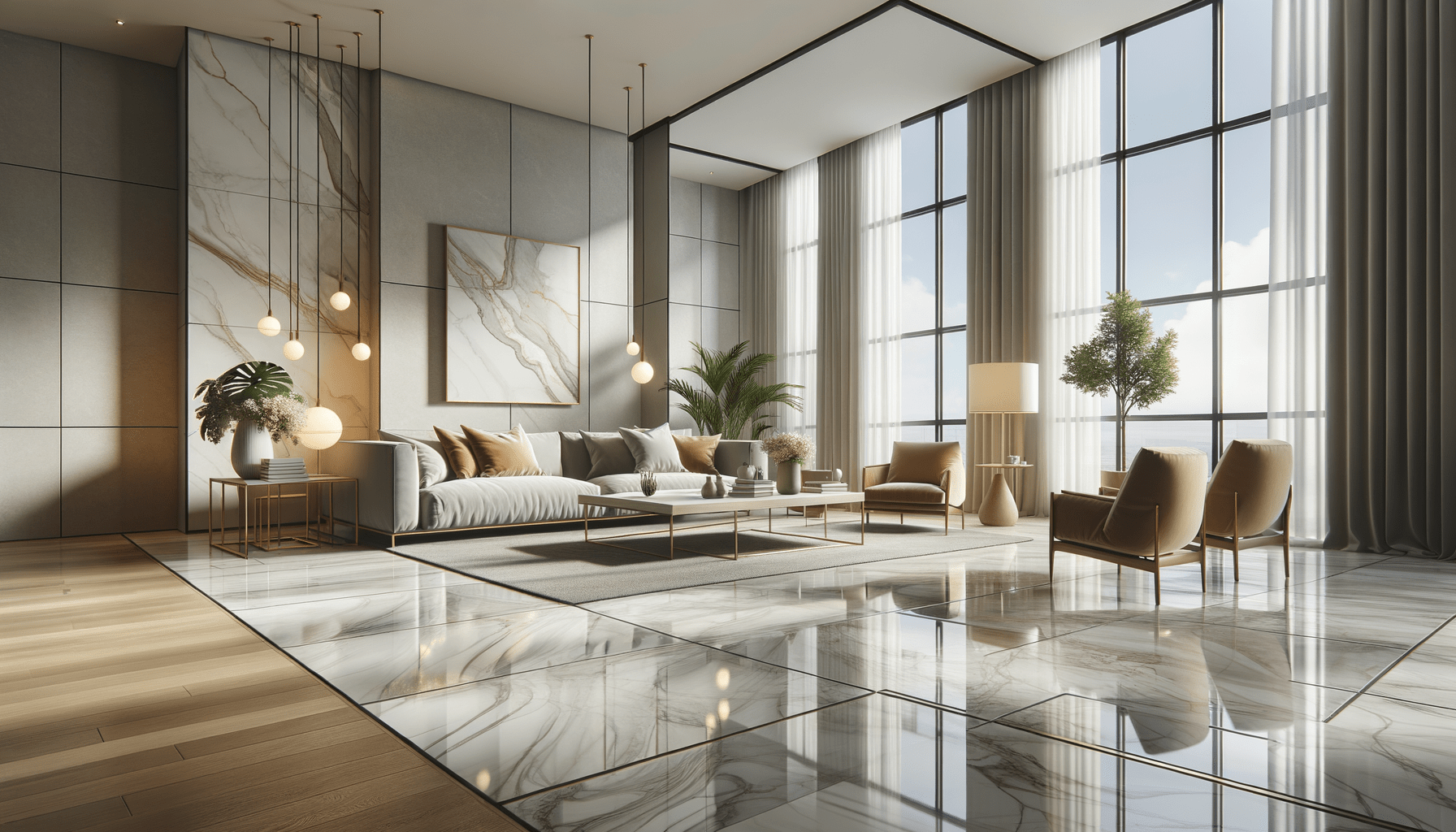Elevate Spaces with Floor and Decor Porcelain Slabs – Zicana Boutique