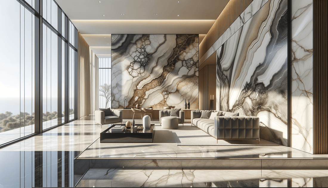 Elevate Spaces with Striking Porcelain Slabs Pattern Ideas - Zicana Boutique
