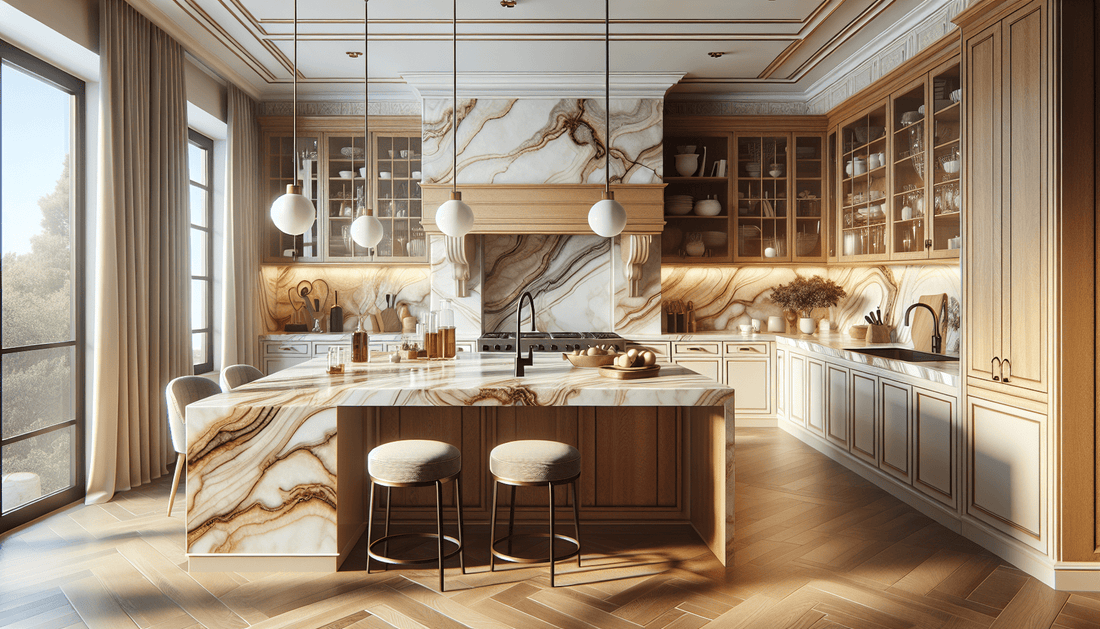 Elevate Spaces with Zicana's Premium Warm Marble Countertops - Z Boutique by Marble Couture