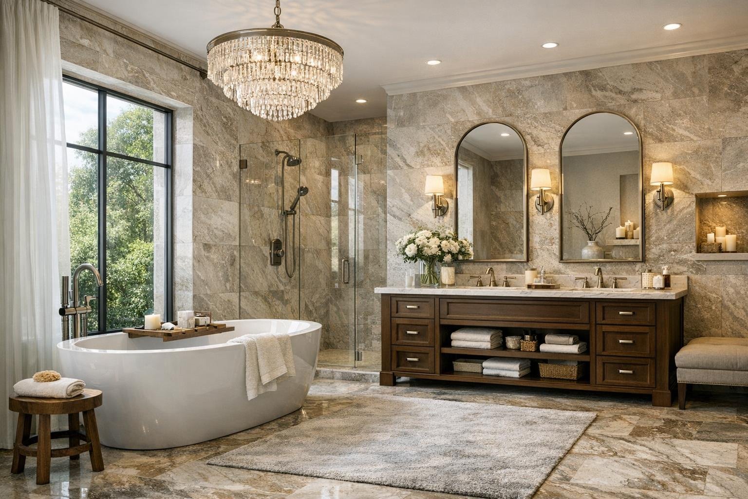 Elevate Your Bathroom Design with Luxurious Stone Tiles – Zicana Boutique