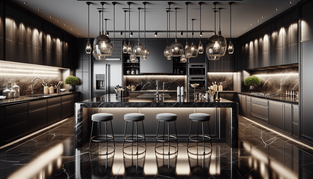 Elevate Your Space: Luxurious Black Granite Kitchen Solutions - Z Boutique by Marble Couture