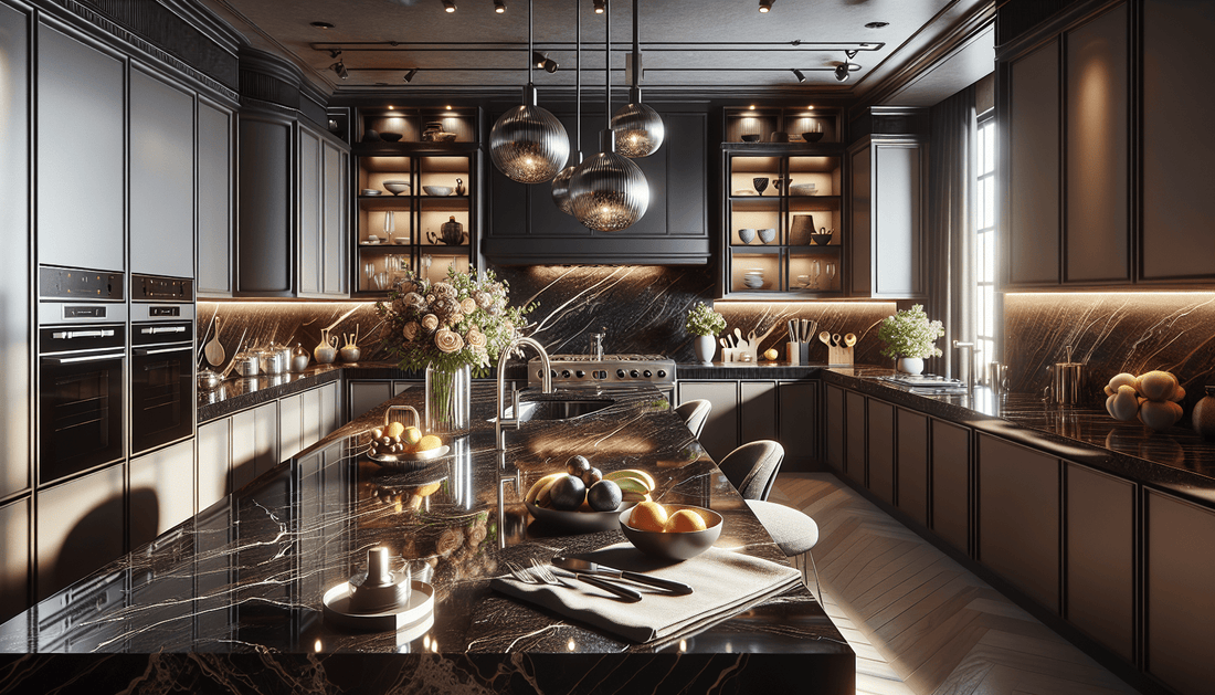 Elevate Your Space with Zicana's Luxurious Black Granite Tops - Z Boutique by Marble Couture