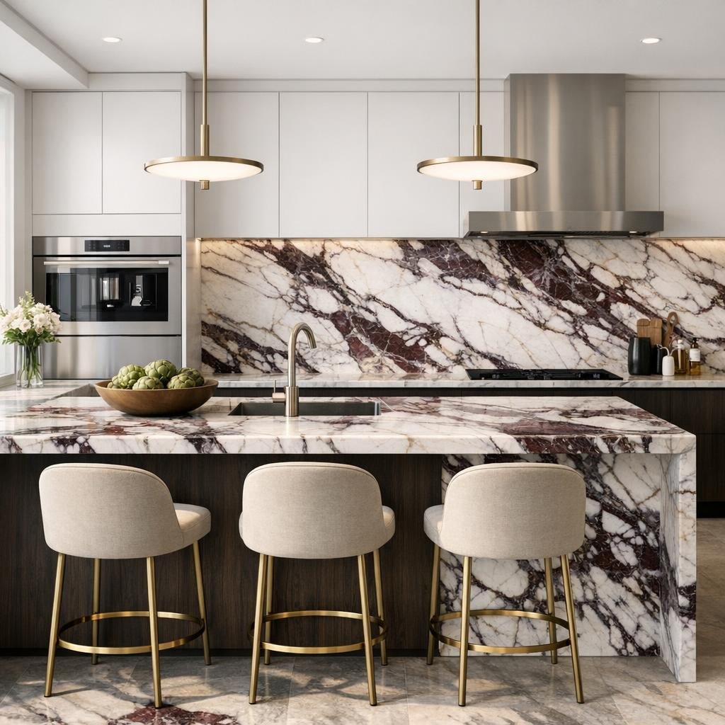 Explore Calacatta Viola Infinity for Luxurious Interior Solutions ...