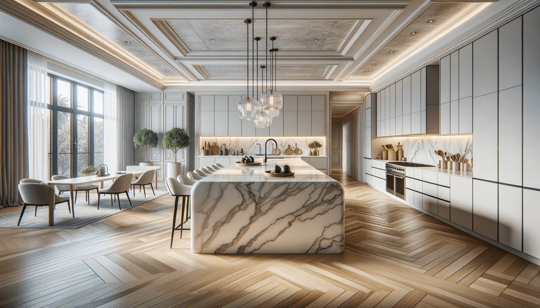 Illustration of Internationally Inspired Luxury Interiors