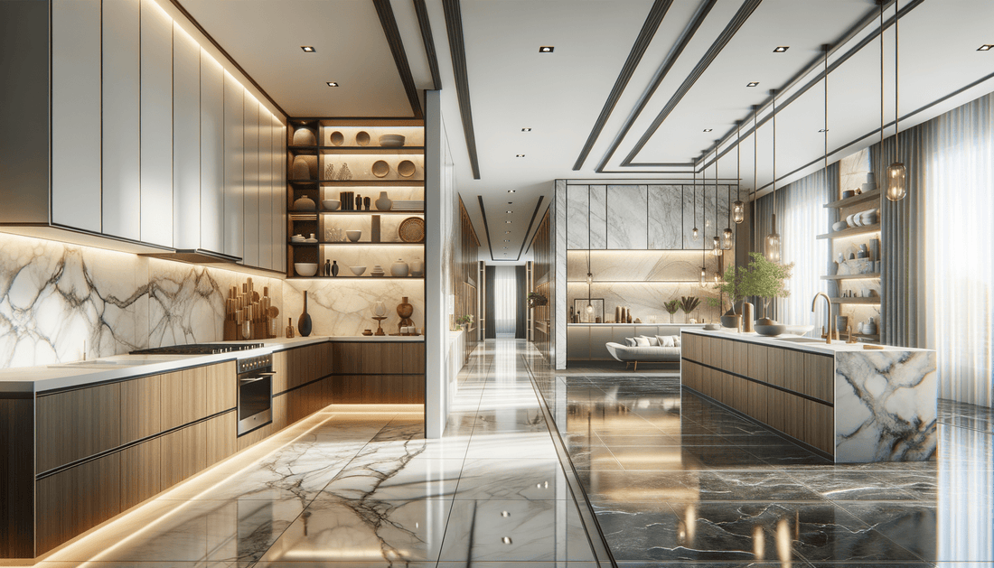 Porcelain Slabs vs Tiles for Luxury Surfaces and Design - Zicana Boutique