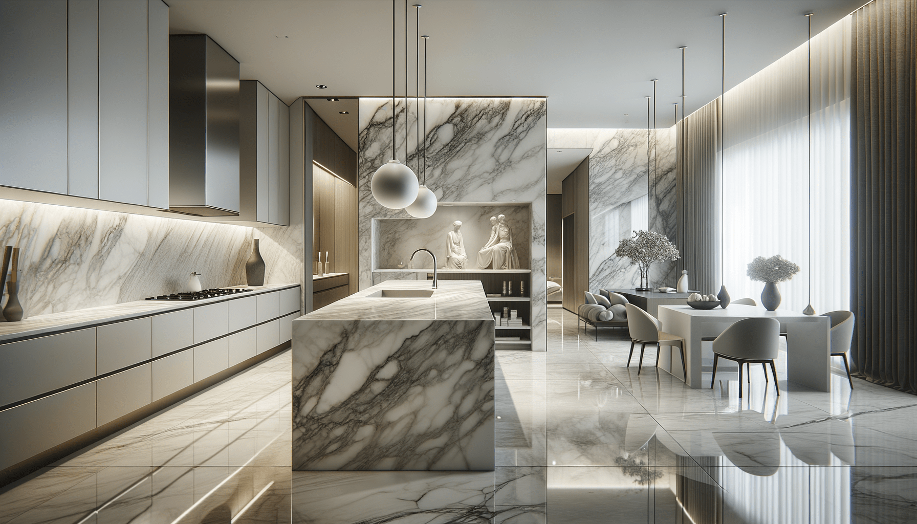 Gallery Detail: Silestone Marble Solutions For Luxurious High Performance Interiors