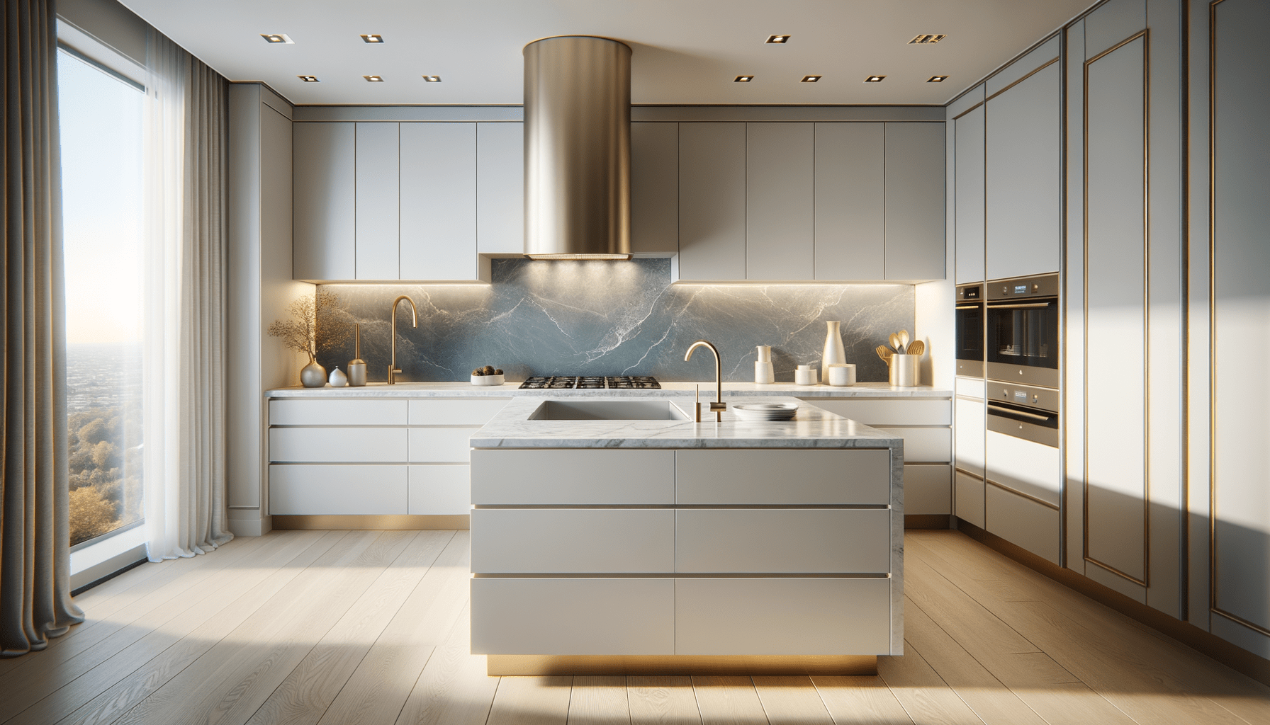 Silestone Parisien Blue Surfaces for Luxurious Interior Designs ...