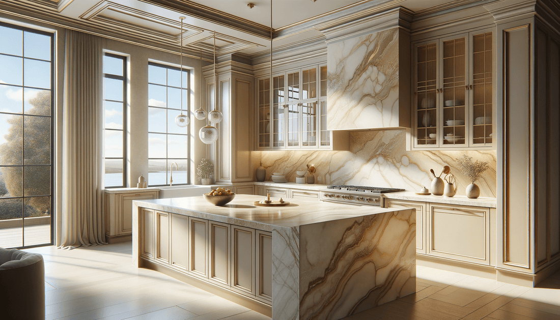 Taj Mahal Quartzite Bedrosians Guide for Luxury Stone Design - Zicana Boutique