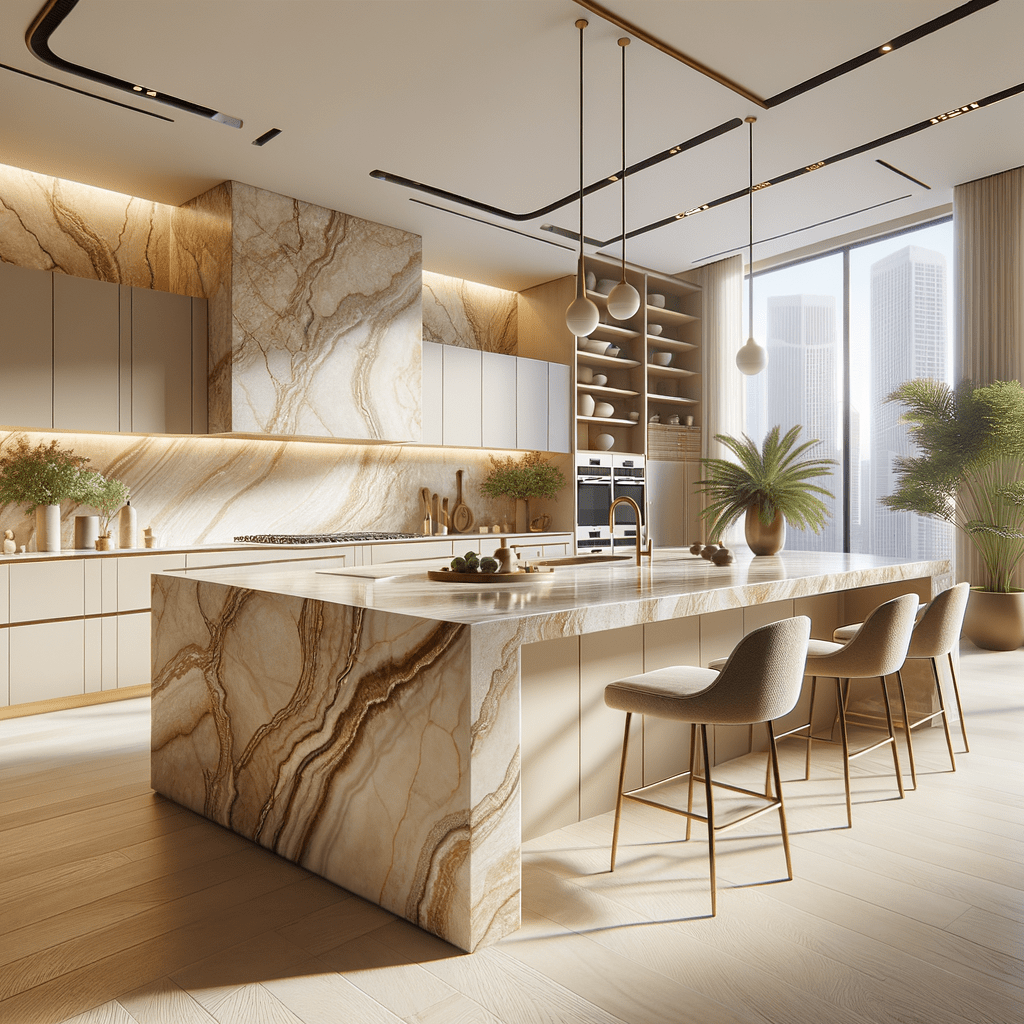 Taj Mahal Quartzite Brisbane Elegance for Luxe Stone Designs – Zicana ...