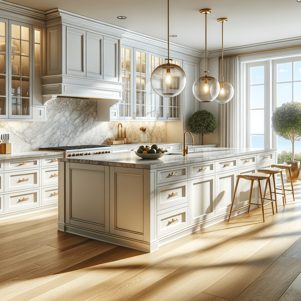 Taj Mahal Quartzite Photos with White Cabinets Design Ideas – Zicana ...