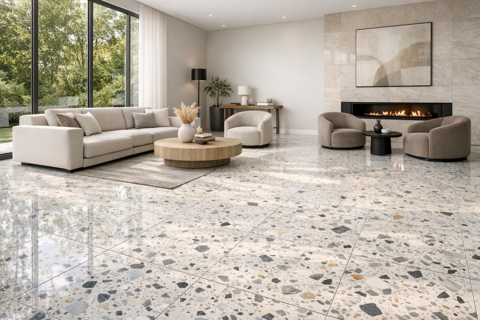 Terrazzo Flooring Tiles: Elevate Spaces with Versatile Elegance ...