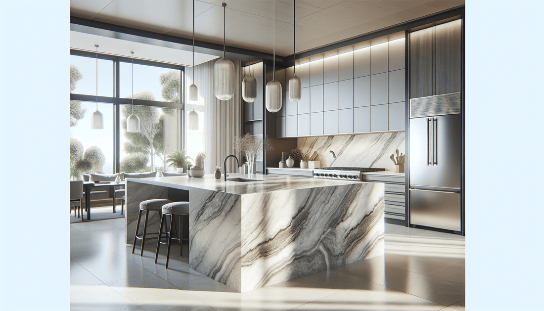 Transform Your Home with Iceberg Quartzite Countertops from Zicana - Z Boutique by Marble Couture