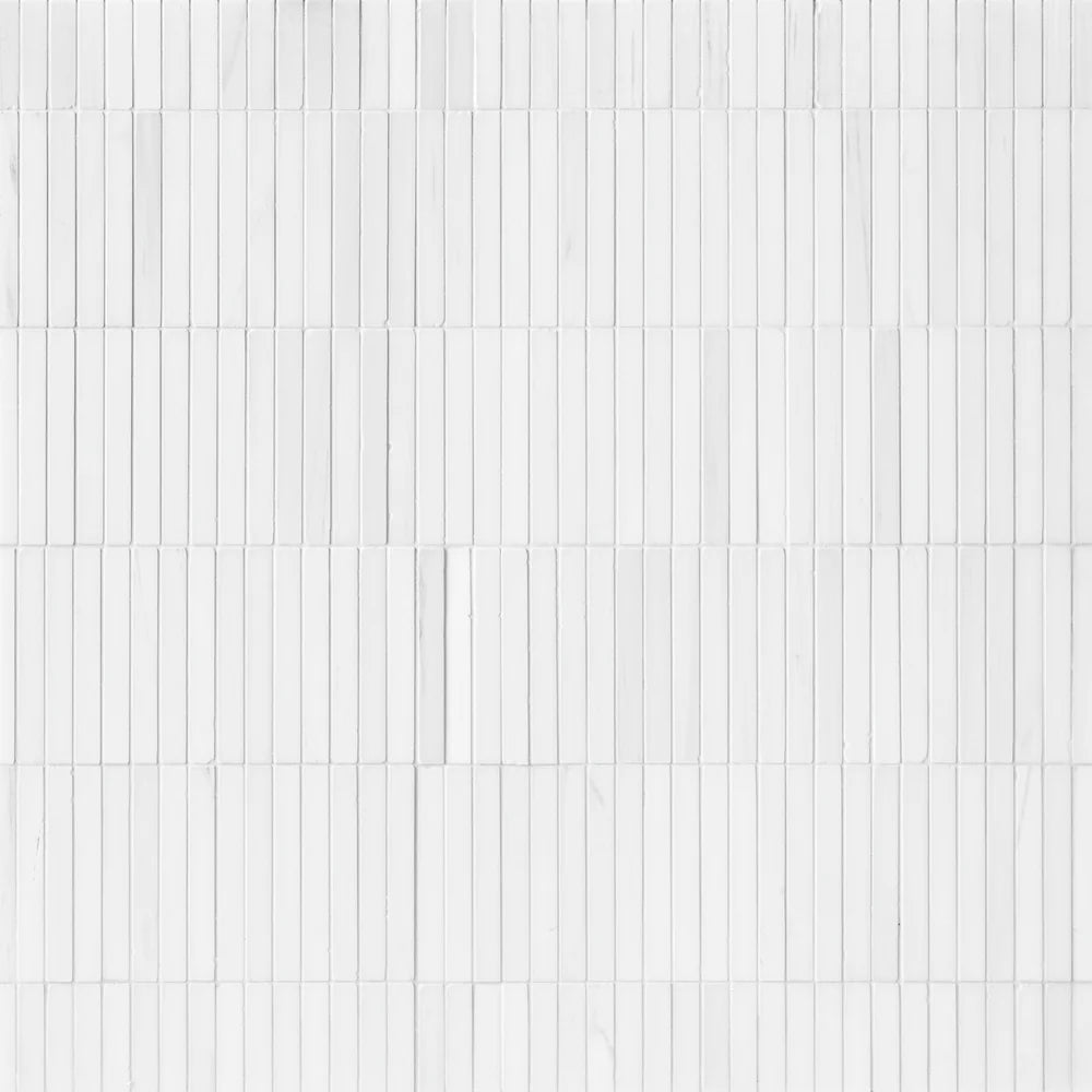 Abbey Road Bianco Dolomiti Dolomite Mosaic Artistic Tile - Zicana Boutique - 1
