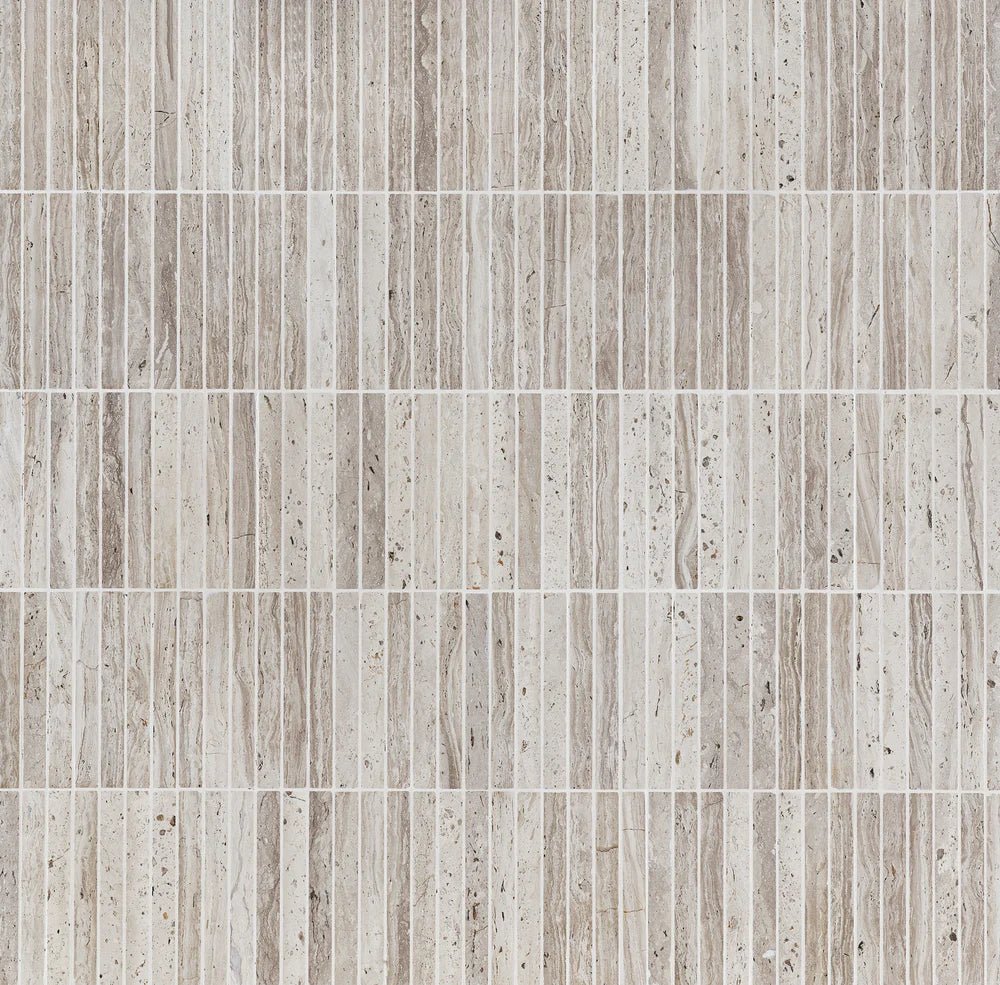 Abbey Road Cloud Limestone Mosaic Artistic Tile - Zicana Boutique - 1
