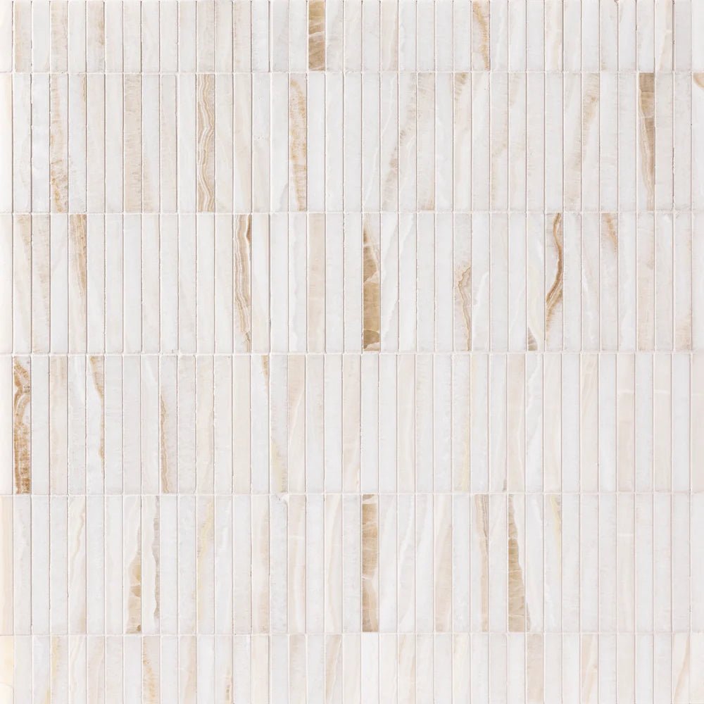 Abbey Road Vanilla Onyx Mosaic Artistic Tile - Zicana Boutique - 1