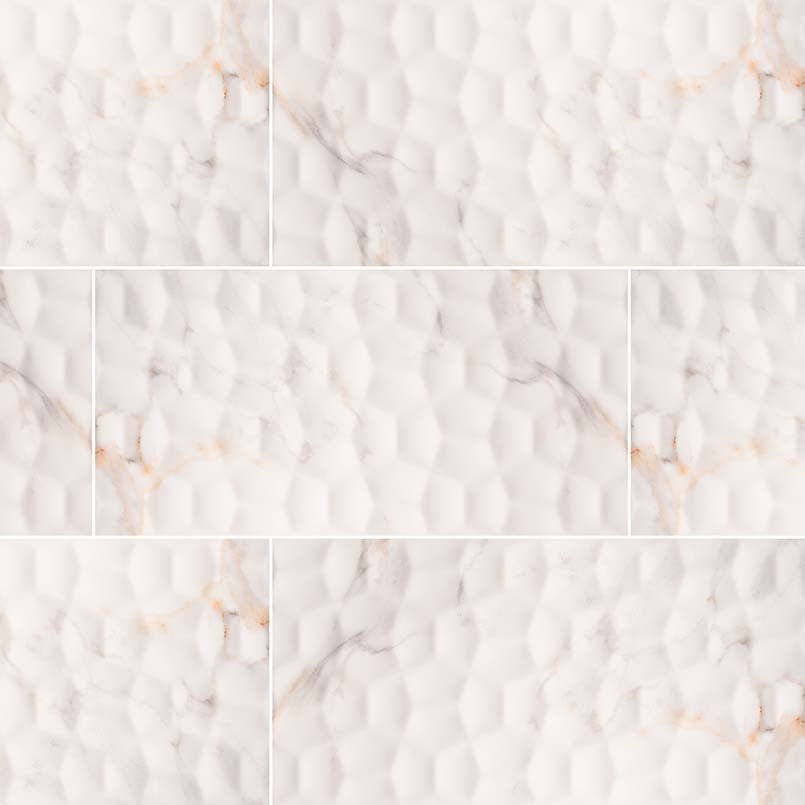 Adella Viso Calacatta Ceramic MSI Field Tiles 12" X 24" MSI - Zicana Boutique - 1