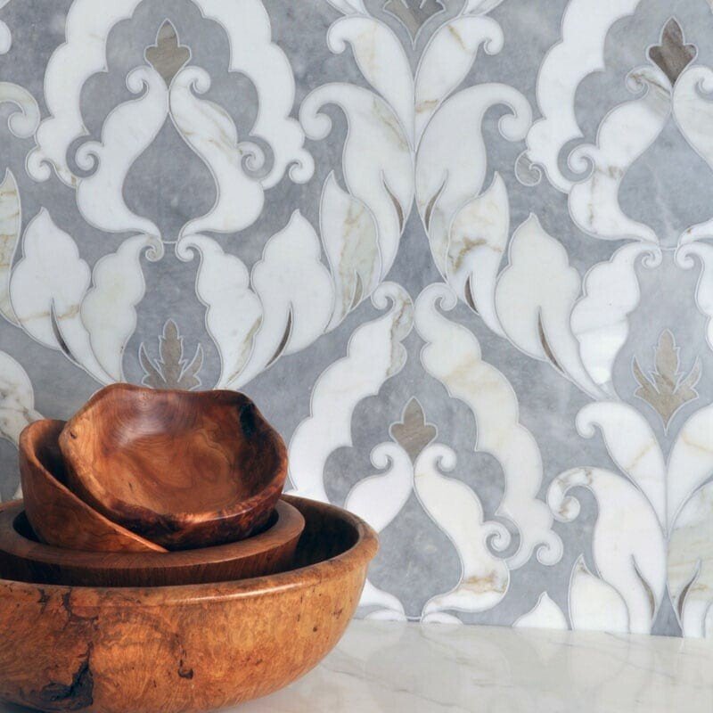 Afyon Grey Marble Field Tile 6''x 12' Zicana Boutique - Zicana Boutique - 4