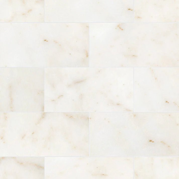 Afyon Sugar Polished Marble Field Tile 6''x12'' Zicana Boutique - Zicana Boutique - 1