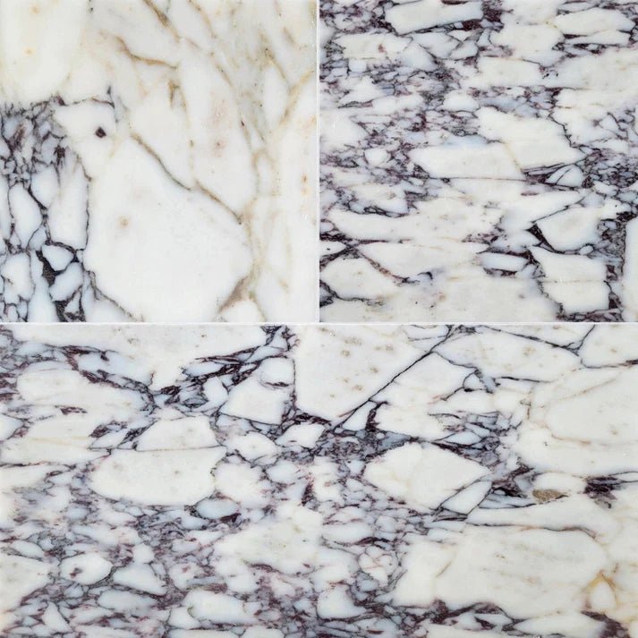 Afyon Violet Polished Marble Field Tile 12''x24'' Zicana Boutique - Zicana Boutique - 1