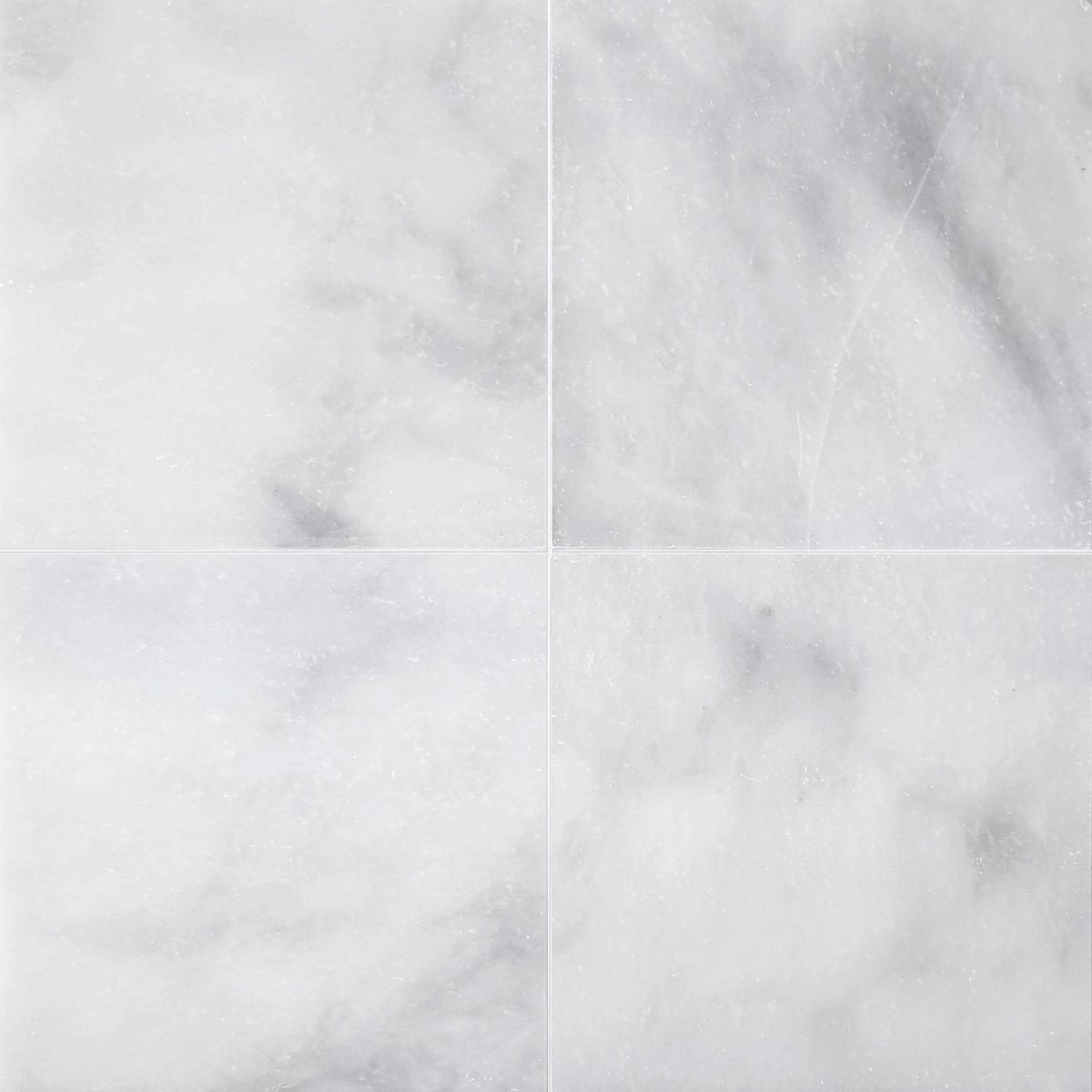 Afyon White Polished Marble Field Tile 12''x12''x3/8'' Zicana Boutique - Zicana Boutique - 1