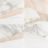 Ali Budd Kata Rosa Marble Dimensional Tile Zicana Boutique - Zicana Boutique - 1
