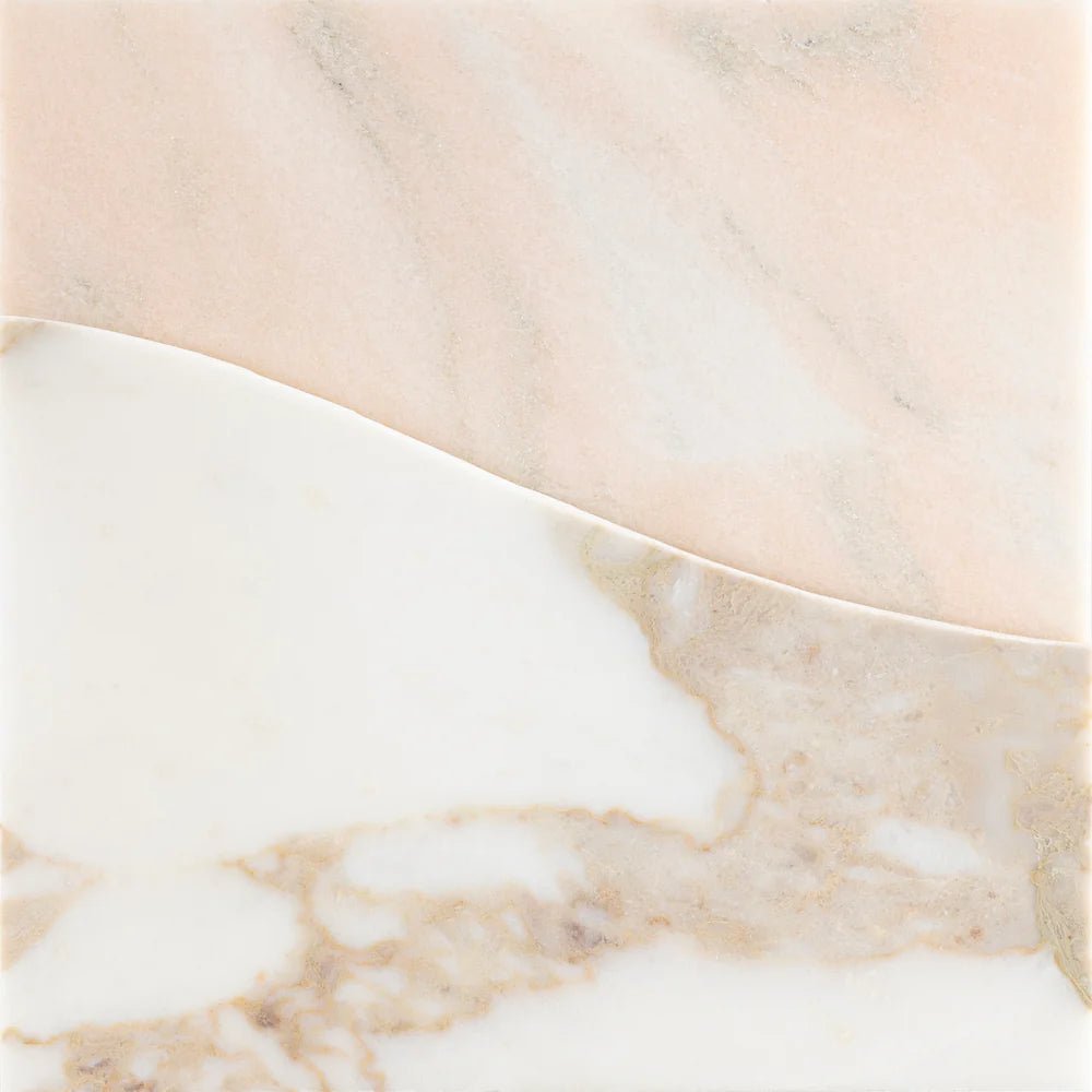Ali Budd Kata Rosa Marble Dimensional Tile Zicana Boutique - Zicana Boutique - 6