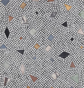 Alison Rose Artifact Bianco Dolomiti Mosaic Artistic Tile - Zicana Boutique - 1