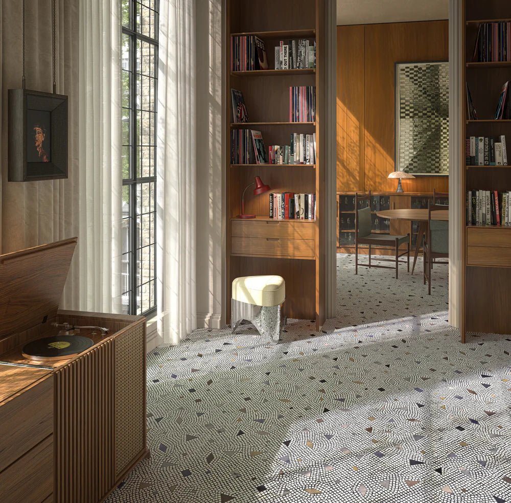 Alison Rose Artifact Bianco Dolomiti Mosaic Zicana Boutique - Zicana Boutique - 2