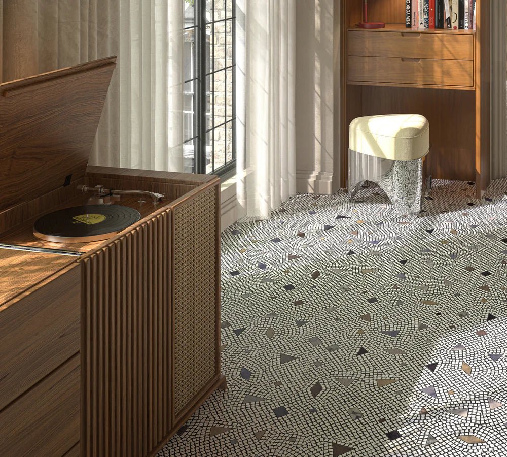 Alison Rose Artifact Bianco Dolomiti Mosaic Zicana Boutique - Zicana Boutique - 3