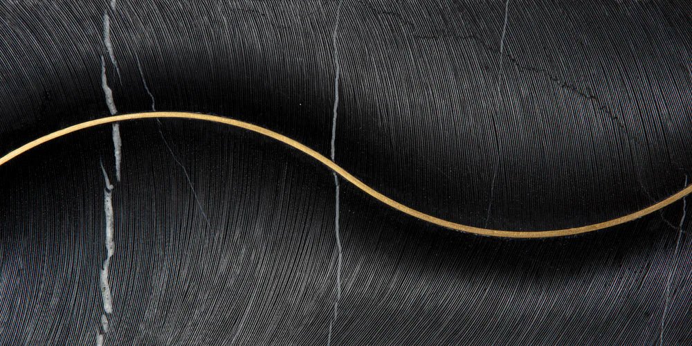 Alison Rose Zephyr Nero Marble Dimensional Tile Artistic Tile - Zicana Boutique - 10