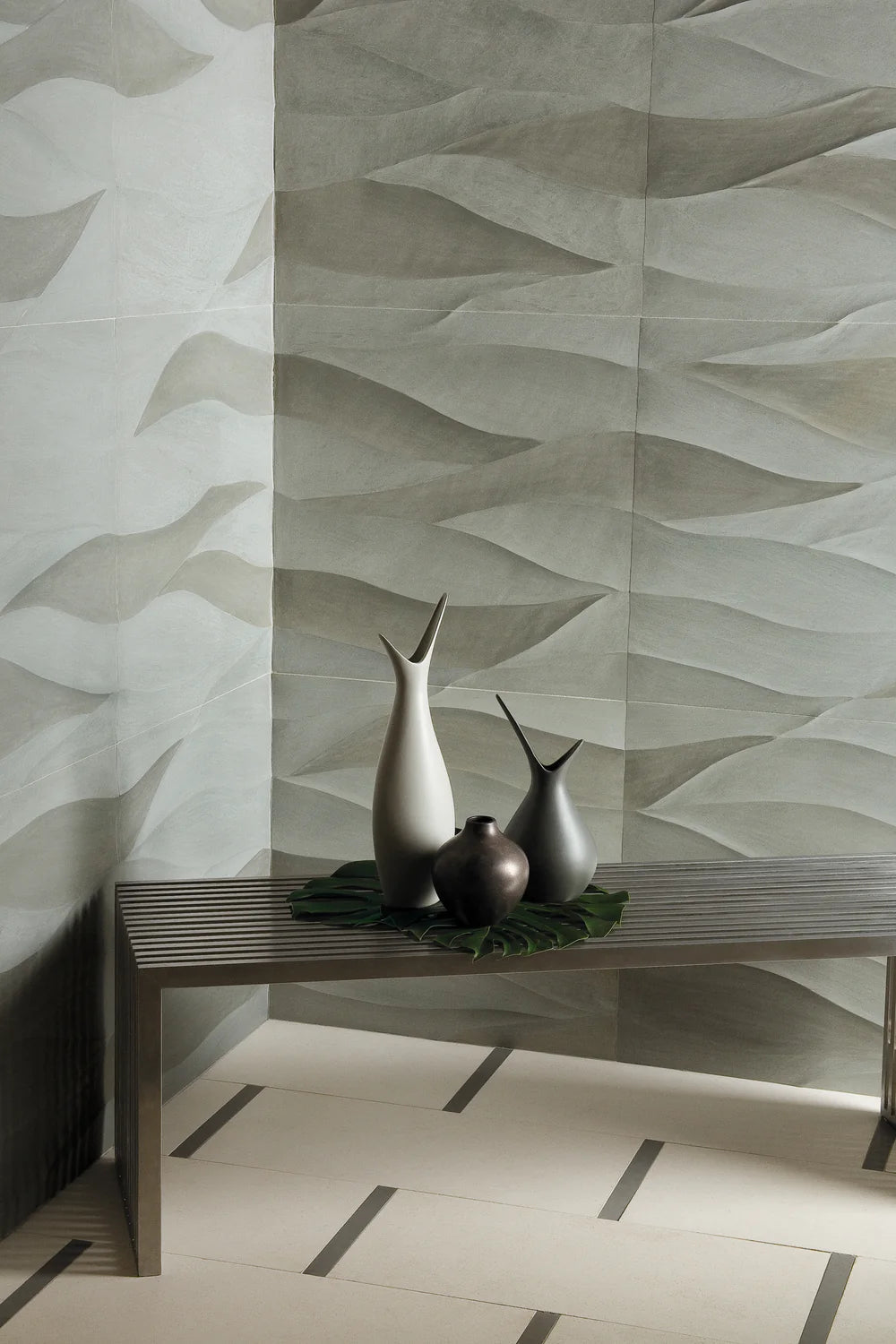 Ambra Gris Sandstone Dimensional Tile Artistic Tile - Zicana Boutique - 6