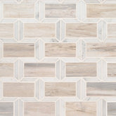 Angora Marble MSI Mosaic Tiles 12" X 12" Framework Subway Pattern MSI - Zicana Boutique - 1