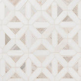 Angora Marble MSI Mosaic Tiles 12" X 12" Geometric Pattern MSI - Zicana Boutique - 1