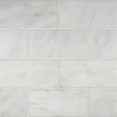 Arabescato Carrara Beveled Marble MSI Field Tiles 3" X 6" MSI - Zicana Boutique - 1